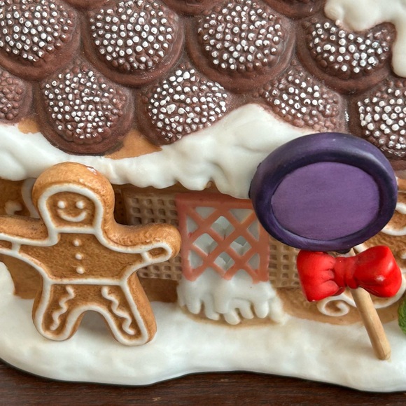 Vintage PartyLite Gingerbread Hand Painted Tealight House Village Retired - Picture 6 of 16